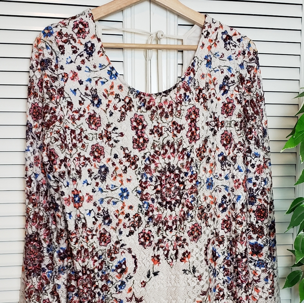Boho Floral Lace Dress